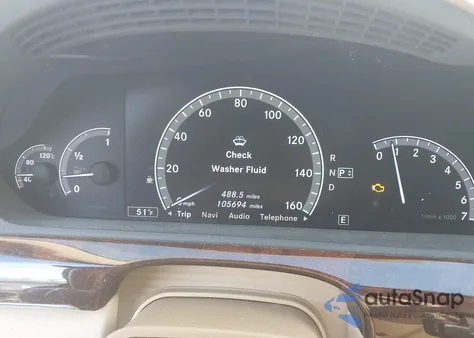 2013 Mercedes-Benz S 550 4Matic z USA, uszkodzony, nr VIN WDDNG9EB0DA535478